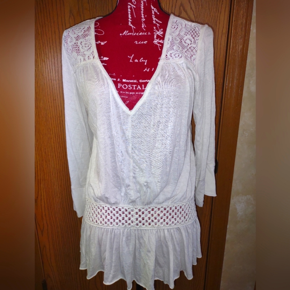 Ecru top Free People S